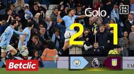 Premier League: Man City vs Aston Villa, Golo 2-1 Matheus Nunes (2024-2025)