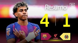 La Liga: Barcelona 4 - 1 Villarreal (2025-2026)