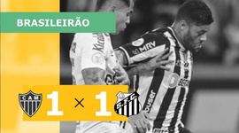 Brasileirão: Atlético-MG 1 - 1 Santos (2022)