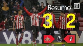 Premier League: Sunderland 3 - 2 AFC Bournemouth (2025-2026)