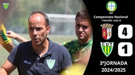 Juniores A S19 I Divisão: Sp. Braga 4 - 1 Tondela (2024-2025)