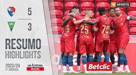 Liga Portugal Betclic: Gil Vicente 5 - 3 Estoril (2023-2024)