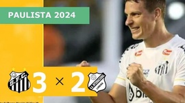 Campeonato Paulista: Santos 3 - 2 Inter Limeira (2024)