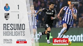 Liga Portugal Betclic: FC Porto 1 - 1 V. Guimarães (2024-2025)