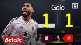 Premier League: Aston Villa vs Man Utd, Golo 1-1 Matheus Cunha (2025-2026)