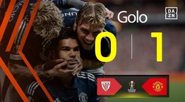 Liga Europa: Athletic Bilbao vs Man Utd, Golo 0-1 Casemiro (2024-2025)