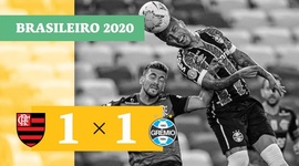 Brasileirão: Flamengo 1 - 1 Grêmio (2020)