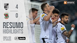Liga Portugal Bwin: V. Guimarães 4 - 0 Paços Ferreira (2021-2022)