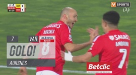 Liga Portugal Betclic: Estoril vs Benfica, Golo 0-1 Aursnes (VAR) (2024-2025)