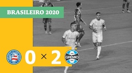 Brasileirão: Bahia 0 - 2 Grêmio (2020)