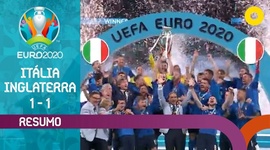 Europeu: Itália 3 - 2 g.p Inglaterra (2020)
