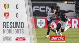 Liga Portugal Betclic: CF Estrela Amadora 0 - 0 Santa Clara (2024-2025)