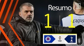 Liga Europa: Rangers 1 - 1 Tottenham (2024-2025)