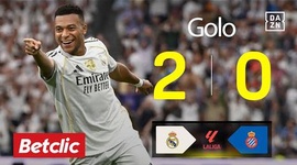 La Liga: Real Madrid vs Espanyol, Golo 2-0 Mbappé (2025-2026)