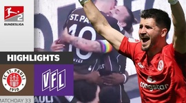 2. Bundesliga: FC St. Pauli 3 - 1 VfL Osnabrück (2023-2024)