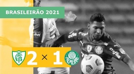 Brasileirão: América-MG 2 - 1 Palmeiras (2021)