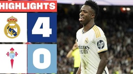 La Liga: Real Madrid 4 - 0 Celta de Vigo (2023-2024)