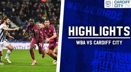 Championship: WBA 2 - 0 Cardiff City (2023-2024)