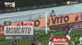 Liga Portugal Betclic: CF Estrela Amadora vs Sp. Braga, Jogada Miguel Lopes, 80' (2024-2025)