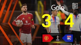 Liga Europa: Man Utd vs Lyon, Golo 3-4 Bruno Fernandes (2024-2025)