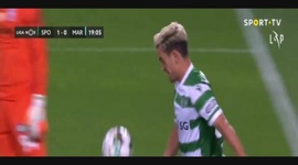 Liga NOS: Sporting (2-0) Marítimo, Golo Pedro Gonçalves (VAR), 19m (2020-2021)