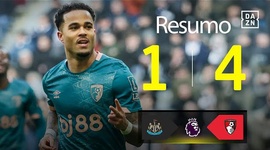 Premier League: Newcastle 1 - 4 AFC Bournemouth (2024-2025)