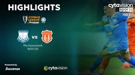 First Division: Apollon Limassol 3 - 0 Karmiotissa (2024-2025)
