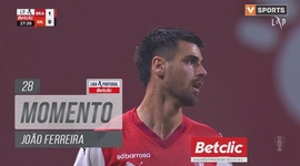 Liga Portugal Betclic: Sp. Braga vs Gil Vicente, Jogada João Ferreira, 28' (2024-2025)