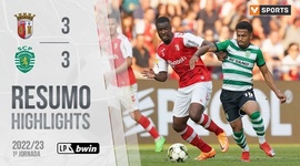 Liga Portugal Bwin: Sp. Braga 3 - 3 Sporting (2022-2023)