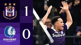 Eerste klasse A: Anderlecht 1 - 0 AA Gent (2025-2026)