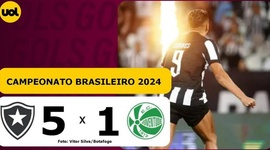 Brasileirão: Botafogo 5 - 1 Juventude (2024)