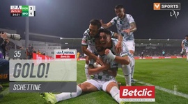 Liga Portugal Betclic: Moreirense vs Sporting, Golo 2-1 Schettine (2024-2025)