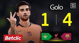 La Liga: Bétis vs Barcelona, Golo 1-4 Ferran Torres (2025-2026)
