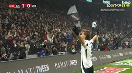 Super Ligi: Besiktas vs Göztepe Izmir, Golo 1-0 S. Kılıçsoy (2024-2025)