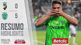 Liga Portugal Betclic: Farense 0 - 5 Sporting (2024-2025)