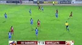 Copa del Rey: CE Sabadell 1 - 6 Sevilla (2014-2015)