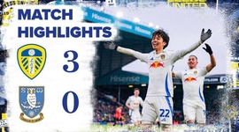 Championship: Leeds 3 - 0 Sheffield Wed (2024-2025)