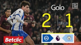 Premier League: Brighton vs Man City, Golo 2-1 O'Riley (2024-2025)
