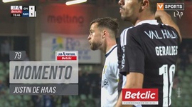 Liga Portugal Betclic: Casa Pia vs Famalicão, Jogada Justin de Haas, 79' (2024-2025)