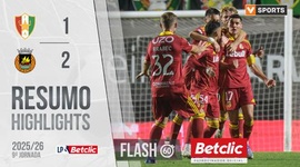 Liga Portugal Betclic: CF Estrela Amadora 1 - 2 Rio Ave (2025-2026)