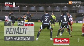 Liga Portugal Betclic: Casa Pia vs AVS SAD, Penálti Gustavo Assunção (VAR), 70' (2024-2025)