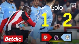 Premier League: Brentford vs Man City, Golo 1-2 Wissa (2024-2025)