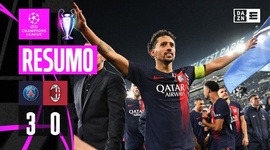 Liga Campeões: PSG 3 - 0 Milan (2023-2024)