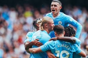 Inglaterra: Manchester City mantém-se 100% vitorioso ao golear Fulham