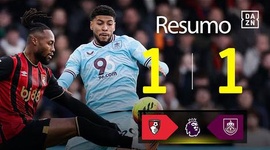 Premier League: AFC Bournemouth 1 - 1 Burnley (2025-2026)