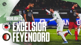 Eredivisie League: Excelsior 2 - 4 Feyenoord (2023-2024)