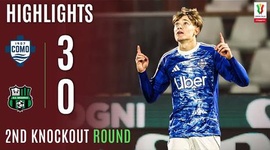 Coppa Italia: Como 3 - 0 Sassuolo (2025-2026)