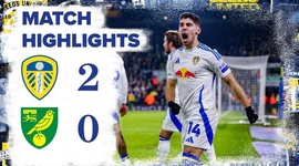 Championship: Leeds 2 - 0 Norwich (2024-2025)