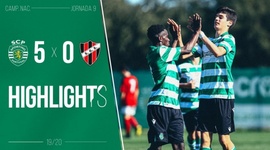 Juniores C S15: Sporting 5 - 0 Sacavenense (2019-2020)