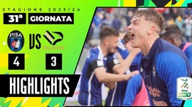 Serie B: Pisa 4 - 3 Palermo (2023-2024)